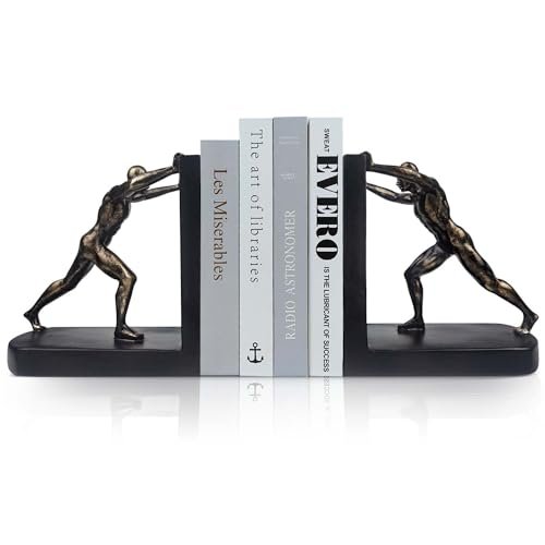 LIFFY Man Decorative Book Ends,7"